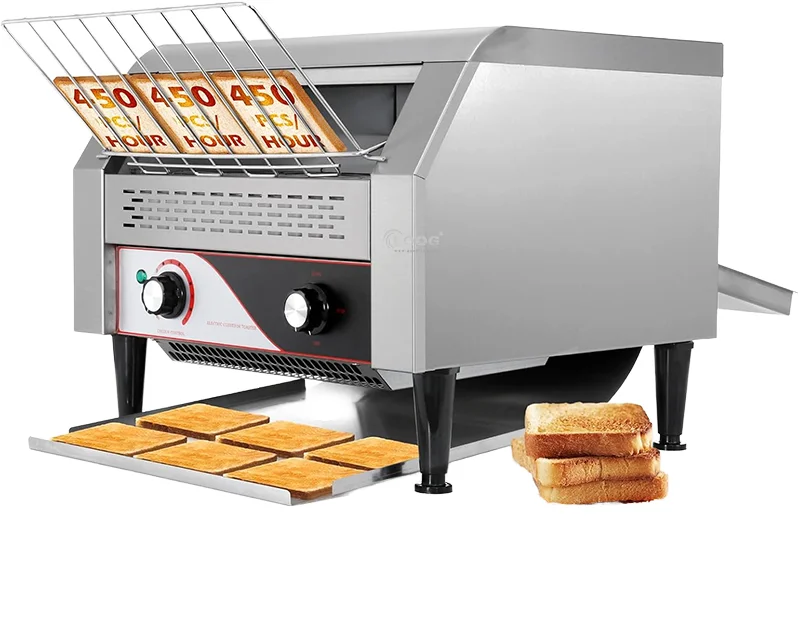 

Stainless Steel Automatic 450 Psc Conveyor Toaster Oven Commercial Bread Sandwich Toaster Snacks Machine with CE Approved