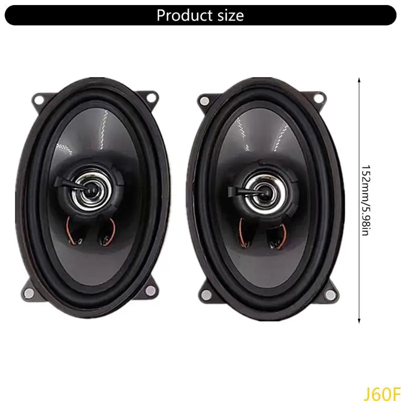 J60F Advanced Car Stereo Coaxial Superior Sound High Seconsivity Soundeaker Clear