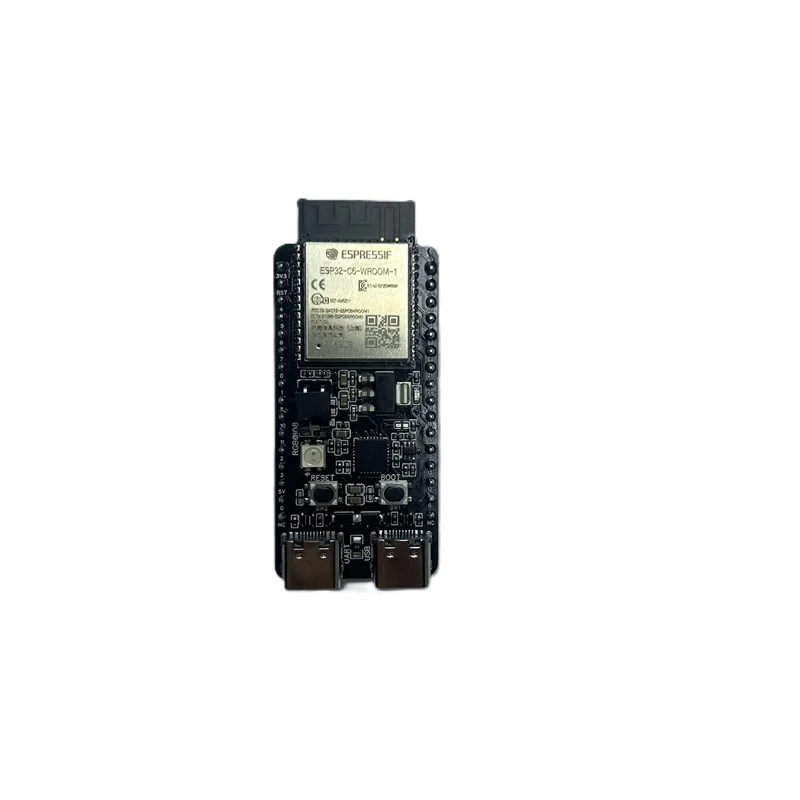ESP32-C6-DevKitC-1 지그비 스레드 개발 보드, ESP32 C6 DevKitC 1 ESP32-C6 에스프레시프 휴대 ESP32-C6-WROOM-1, N8 와이파이 6 BLE
