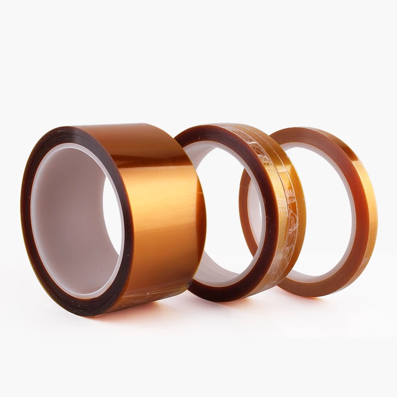 10M/Roll 0.1mm Thickness High Temperature Adhesive Tape Heat Resistant Polyimide Double Sided Kapton Tape