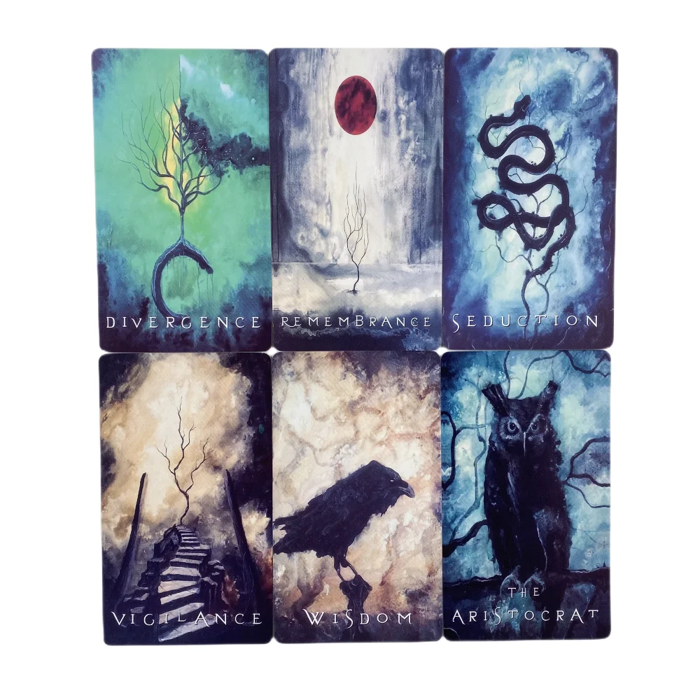 Spirits Shadows Oracle Cards A 52 Tarot English Divination Edition Deck Borad Games