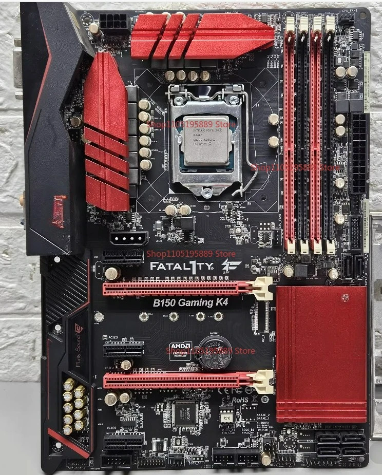 

Материнская плата ASRock Fatal1ty B150 Gaming K4, LGA1151, чипсет B150, поддержка 4 × DDR4, для процессоров 6/7 поколения, специально для киберспорта