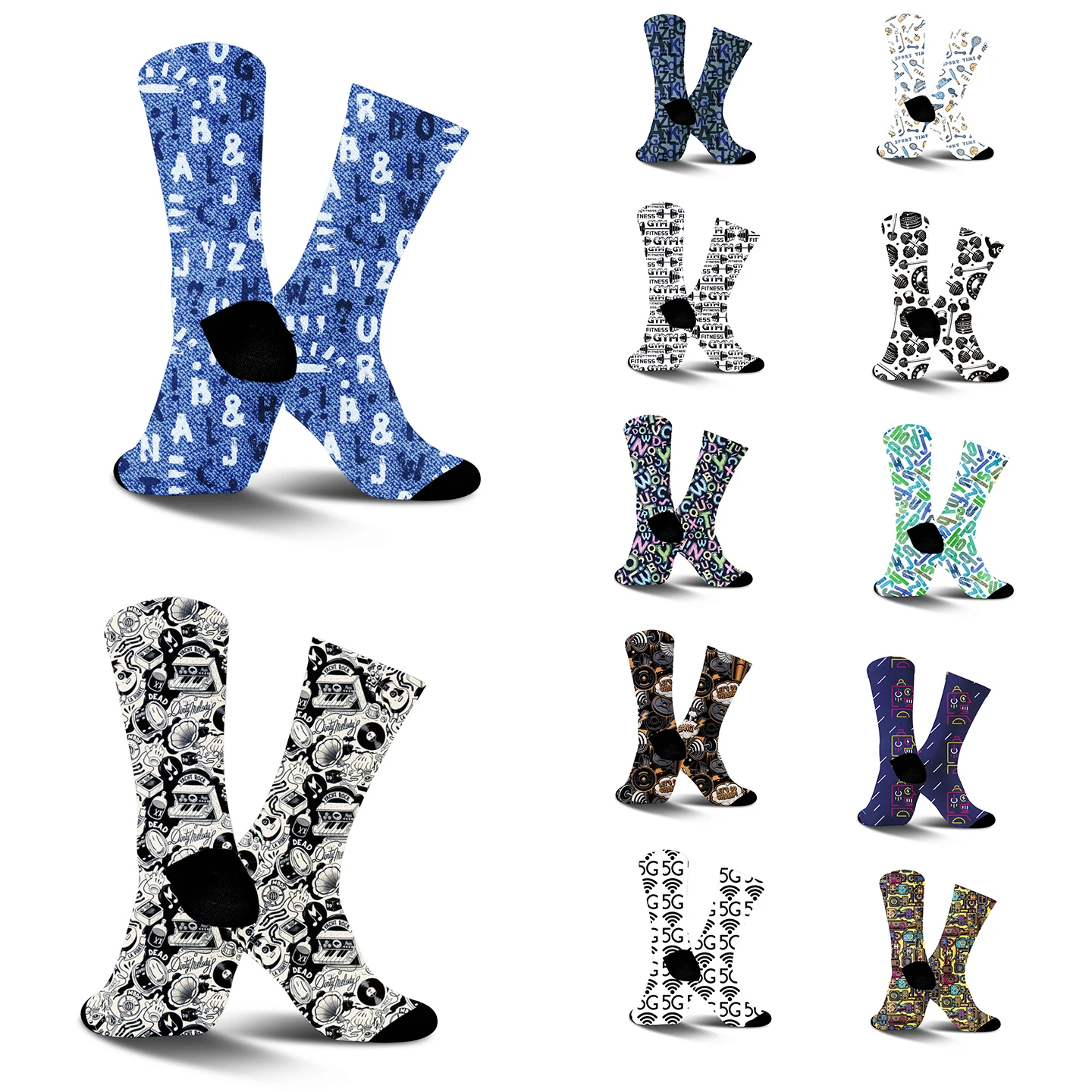 

Comfy cycling socks! Moisture - wicking fabric, ergonomic design. Reduce fatigue & stay dry on rides. A must - have for cyclists