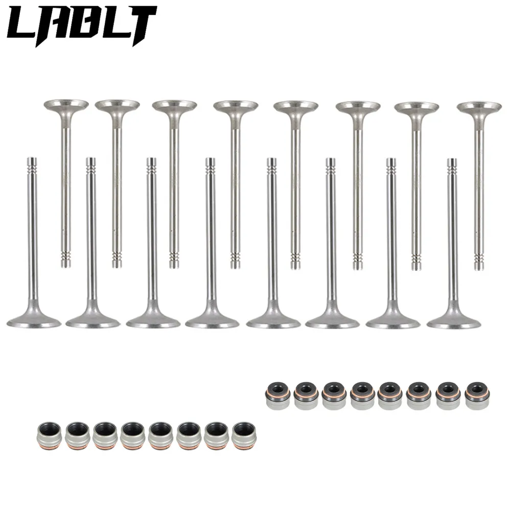 For Audi VW 2.0T Engine Intake Valves & Exhaust Valves 16pc Kit Fit New