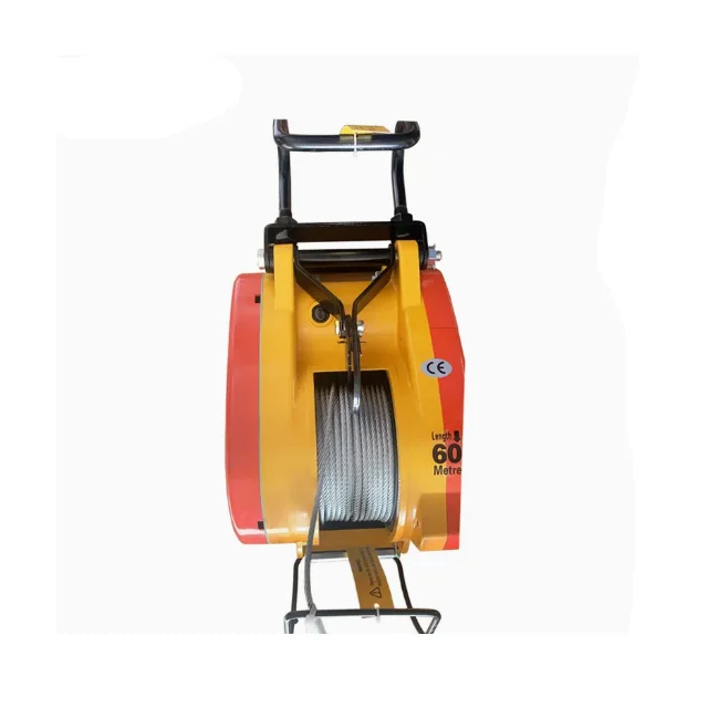 Manufacturer Direct Mini Electric Winch 100% Copper Wire Motor Steel Cable Light Weight 160kg Capacity ISO CE