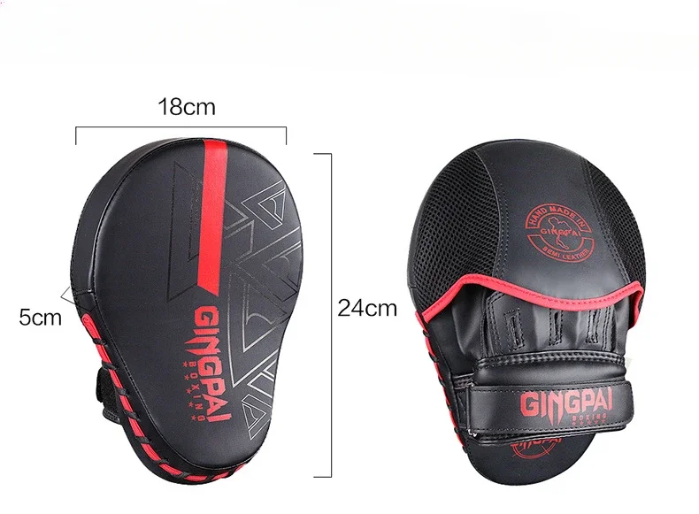 Muay Thai Kick Boxing Gloves Curved MMA Training Gear Punching Training Hand Pads Boxing Pads Kickboxing Hand Target