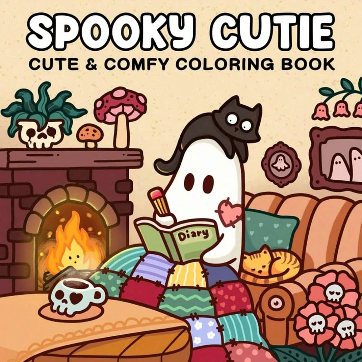 꿈꾸는 성인 색칠하기 책, 할로윈 공포 장면, 대담한 창의성, 휴식 및 스트레스 해소, 할로윈, 크리스마스, 개학, 가을 장식 선물, 미술 및 공예품을 위한 디지털 페인팅에 적합