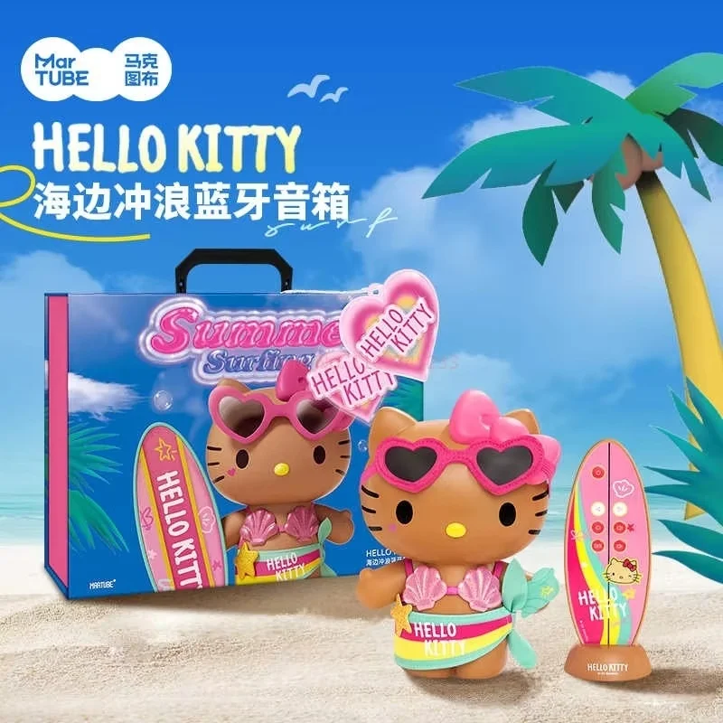 

Лидер продаж, новый Bluetooth-динамик Sanrio Hellokitty, летняя серия для серфинга, портативный динамик, милое украшение для рабочего стола для девочек, подарок на день рождения