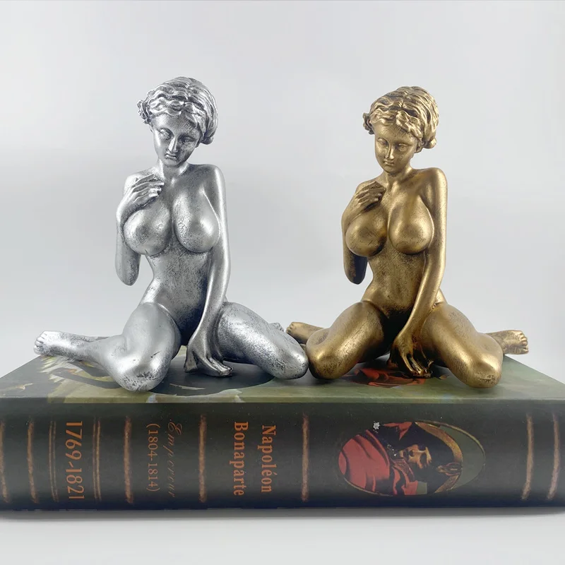 

Sexy Nude Girl Statue Resin Female Body Figurine Art Table Decor Naked Woman Lady Figure Sculpture Home Room Unique Decoration