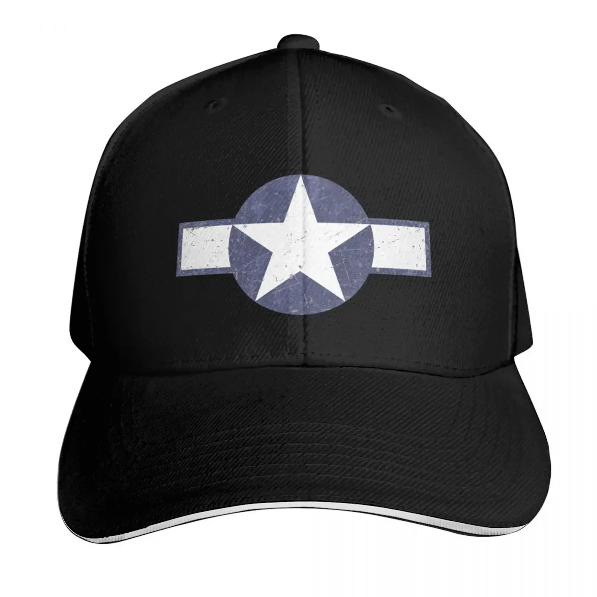 Air Force USAF Vintage WW2 Baseball Cap Snapback Flat Bill Strapback Dad Hat Six Panel Structured Crown