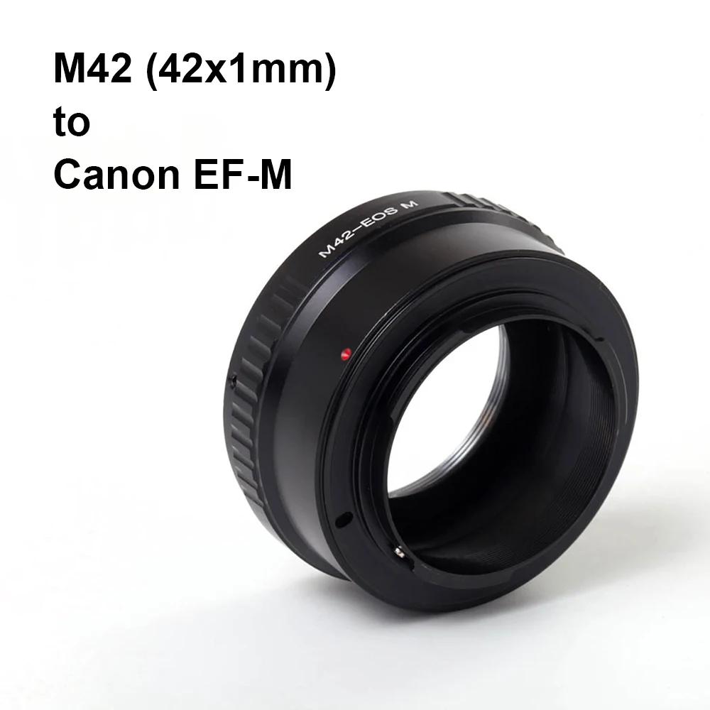 M42-EOS M For M42 (42x1mm) Lens - Canon EOS EF-M Mount Adapter Ring  M42-EF M, EFM EF M for Canon M5 M6 M6II M100 M200