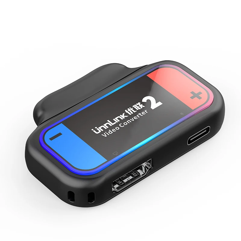 Przenośna stacja dokująca Unnlink do Nintendo Switch 2, mini stacja dokująca podróżna z wyjściem 4K HDMI i ładowaniem PD do NS2 do telewizora/monitora — zdjęcie produktu 7