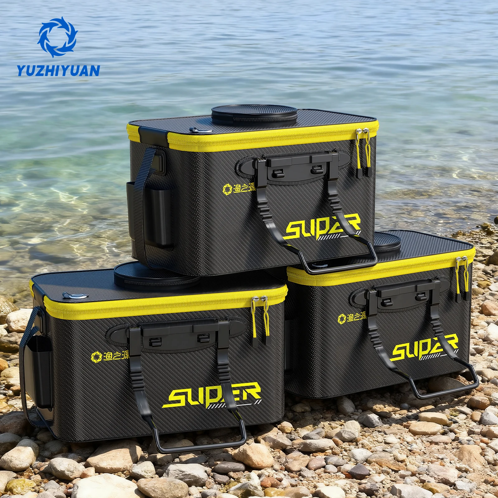 balde-de-pesca-dobravel-balde-de-peixe-vivo-e-armazenamento-de-isca-entrada-de-peixe-de-liberacao-rapida-mantenha-a-captura-fresca-10l-28l-32l-38l