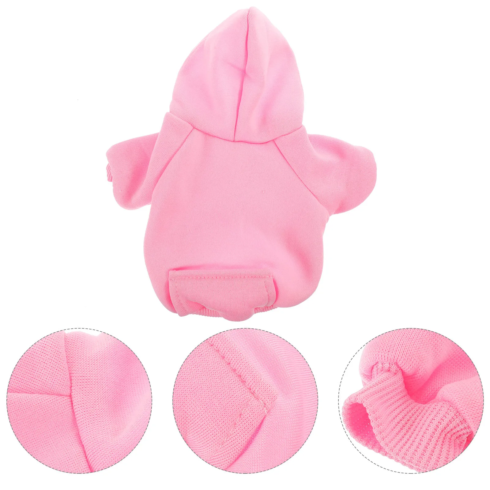 

Dog Hoodie Winter Small Dog Hoodie Hat Pocket Cartoon Sweatshirt Warmth Pet Clothes Soft Comfortable Stylish Outdoor Walking