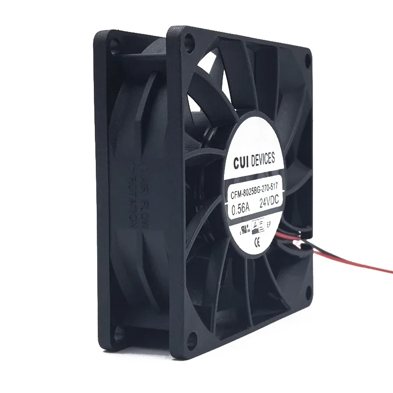 P 80*80*25MM CUIINC CFM-8025BG-270-517 24V 0.2A chassis variable frequency cooling fan 8CM cm