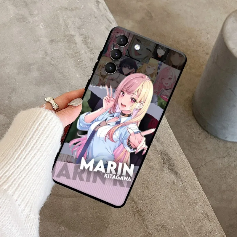 For S23 Marin Kitagawa Phone Case for Samsung Galaxy S22 S23 S21 S20 FE Ultra S10 S9 S8 Plus S10e Note 20 Ultra 10 Plus Cover