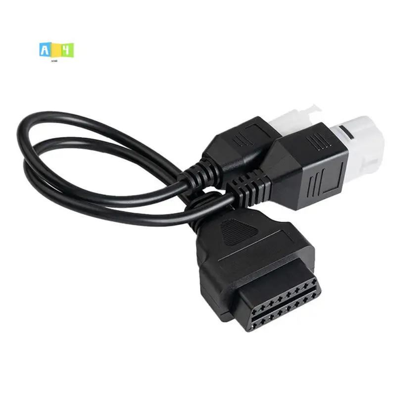 A04E-Motorcycle OBD Adapter For 4Pin + 6Pin For GSX R125/S125/S750/R1000/S1000 DL 650F/1000F SV650 OBD2