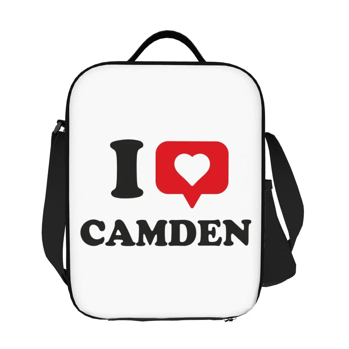 

I Love Camden Lunch Bags Insulated Bento Box Waterproof Lunch Tote Resuable Picnic Bags Cooler Bag for Woman Girl School