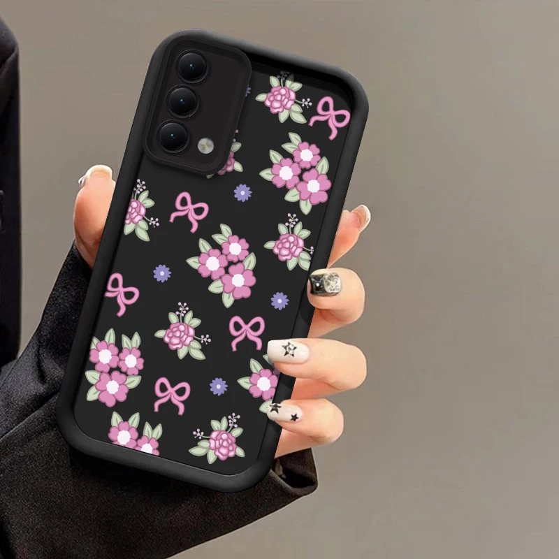 Cherry Flower Phone Case For Infinix Tecno Spark 20C 10 Pro 6 Go 2024 2023 2022 Camon 40 Pro 30 20 Pova 7 Soft Silicone Cover