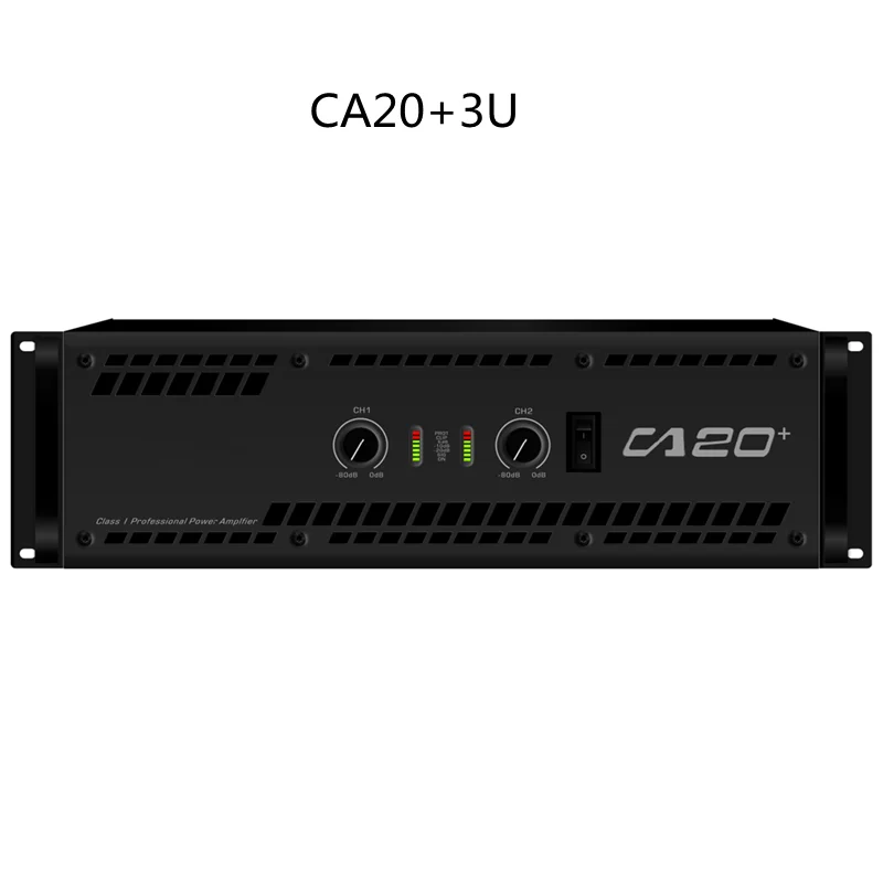 CA20/CA20+/GP6.2/8.2/10.2/ 12.2/15.2Professional Power Amplifier Pure Power Amp 2 Channels (2U) KTV/Stage/Home Entertainment KTV