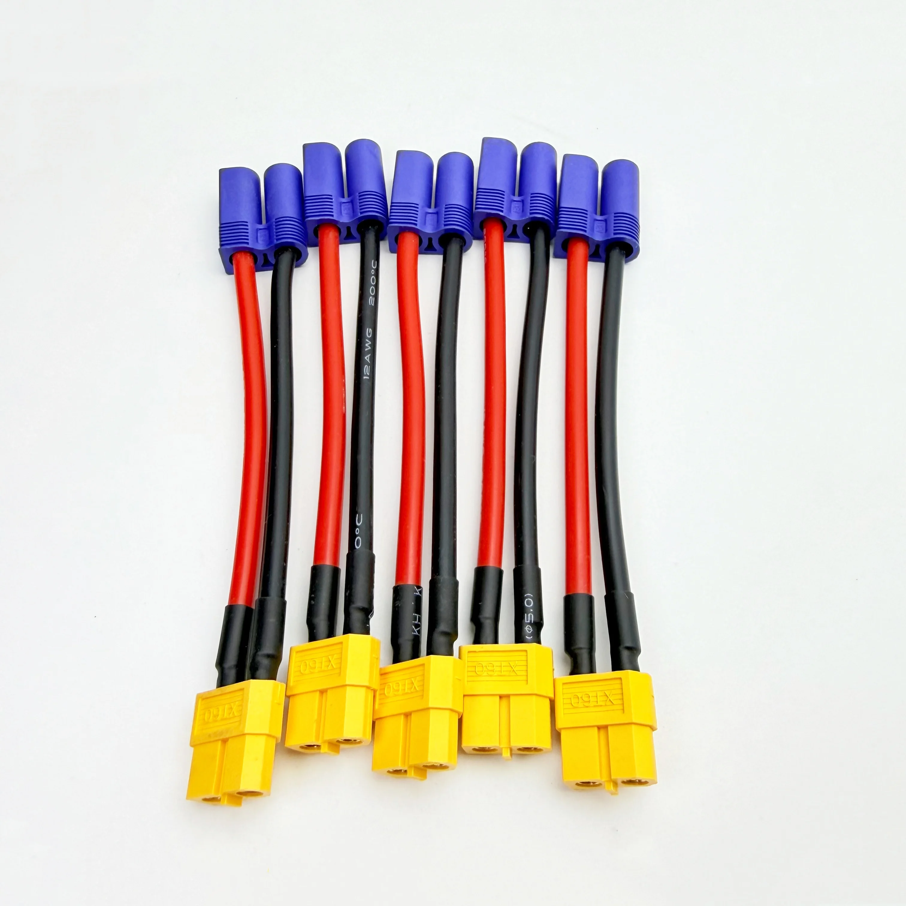 Cable Adaptador XT60 Hembra A EC5 Macho 12 AWG – RiToEasysports, Conector Para Batería Y ESC En Coches, Aviones Y Barcos RC