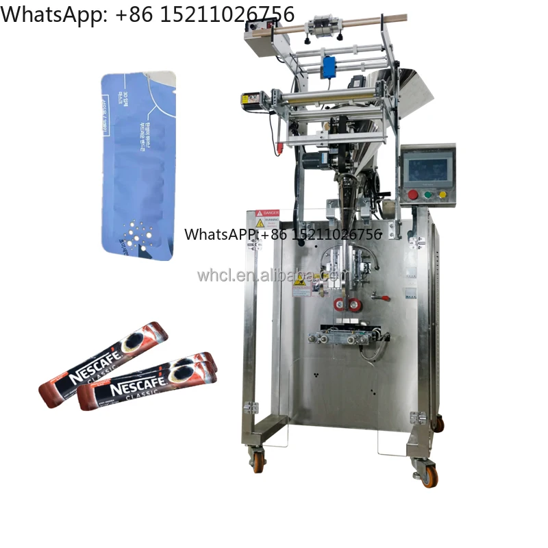 Automatic 15g 20g  Round Corner Sachet Packing Machine for Protein/Enzyme Powders Health Supplements