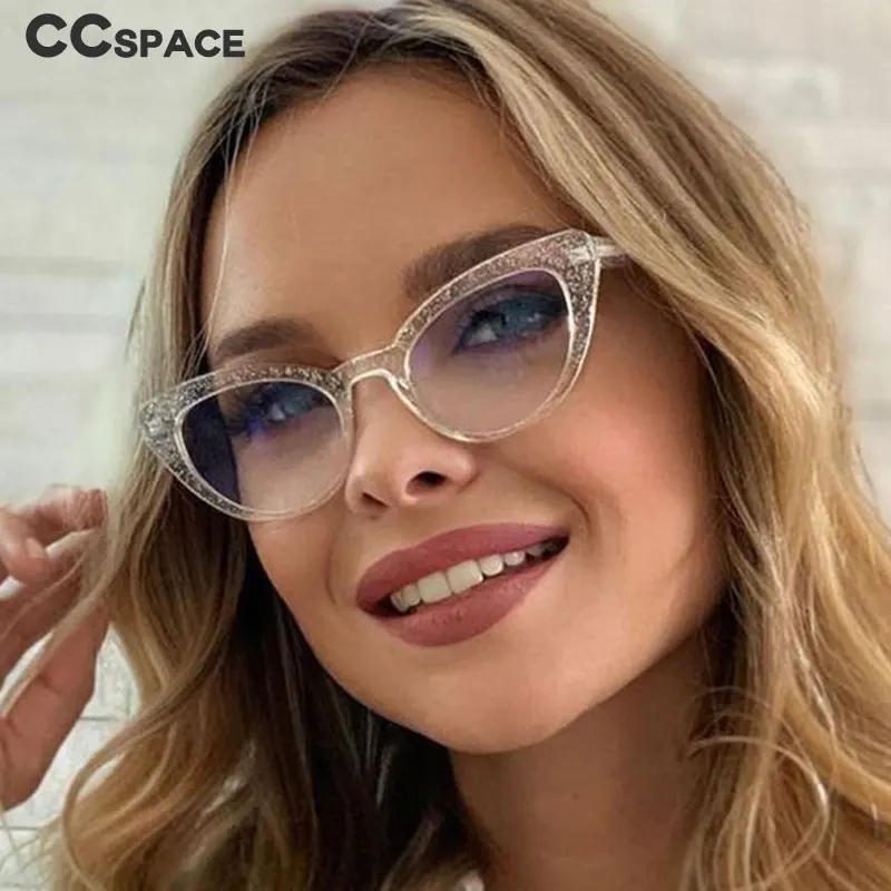 51025 Cat Eye Anti-Blue TR90 Frames Women Optical Fashion Computer Glasses