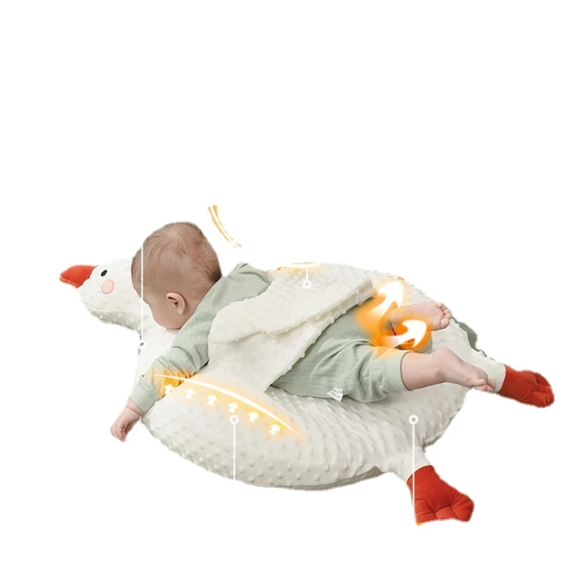 

Yy Big White Geese Exhaust Pillow Baby Anti-Flatulence Intestinal Colic Baby Bed in Bed