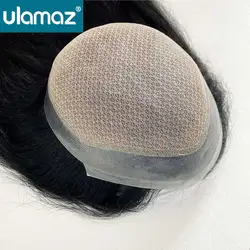 남녀 공용 긴 머리 토퍼, 100% 더블 레이어 인모 가발, 호주 토피, 맞춤형 가발, 모세관 보형물