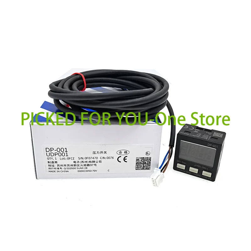 

Original Digital Display Vacuum Pressure Gauge DP-001 DP-002 DP-011 DP-012negative Pressure Sensor-100-+100KPA