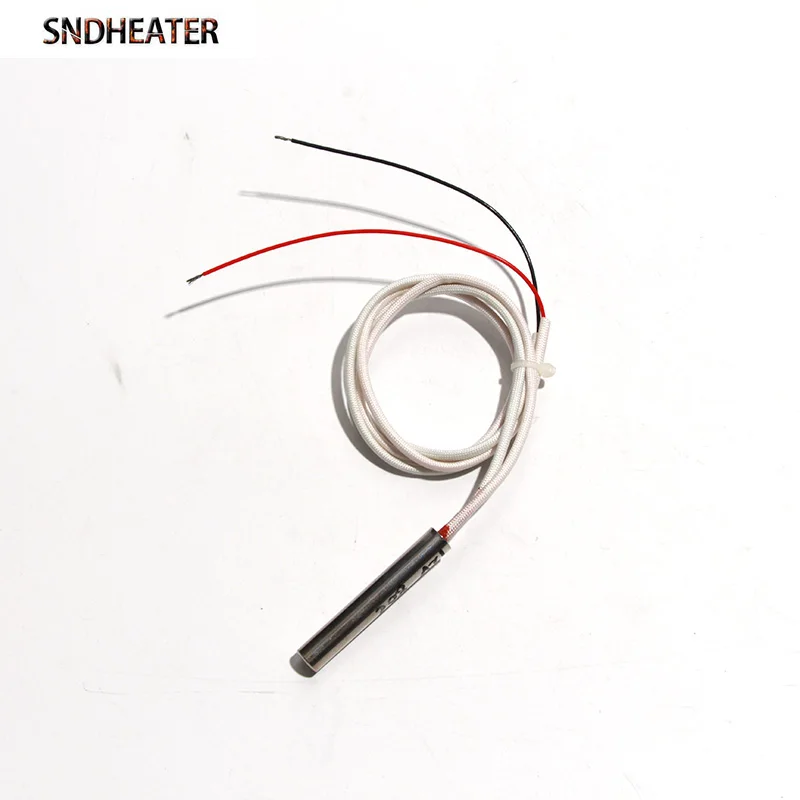 SNDHEATER 6X30mm PTC Thermostat Cartridge Heater Constant Temperature 12V 5V Electric Heating Element Waterproof Antifreeze Rod