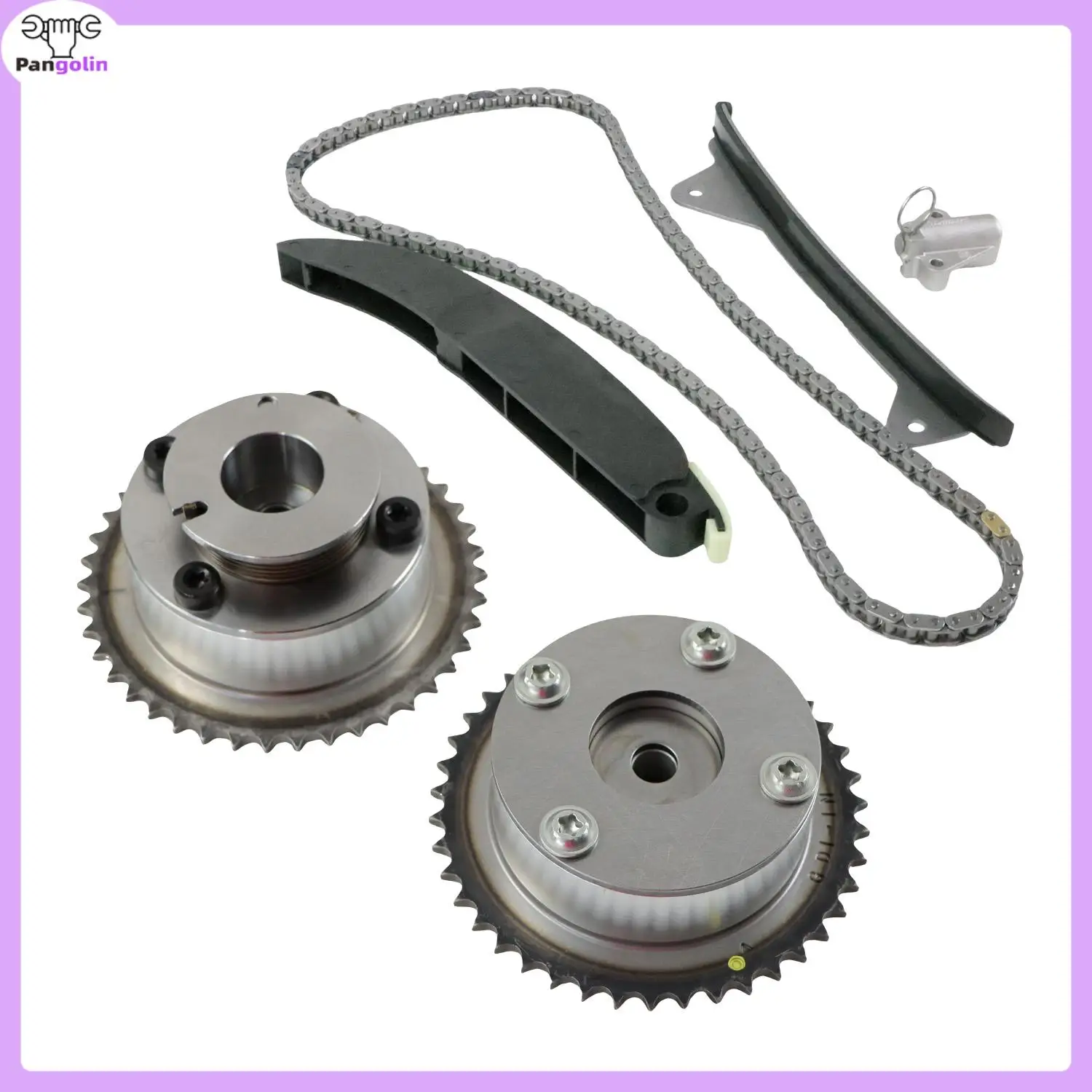 

1set Timing Chain Kit & Camshaft Sprocket Set For Hyundai Kia Elantra Sonata Tucson 2.0 24321-2E200 24350-2E201 24370-2E200