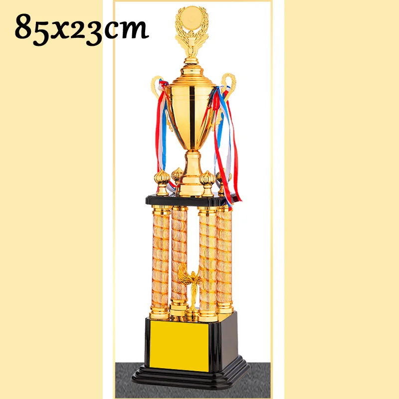 

Customizable Trophy of Champions Trophy, Commercial Covered Metal Trophy, Football Trophy, Medal Souvenir Cup, Big Cup