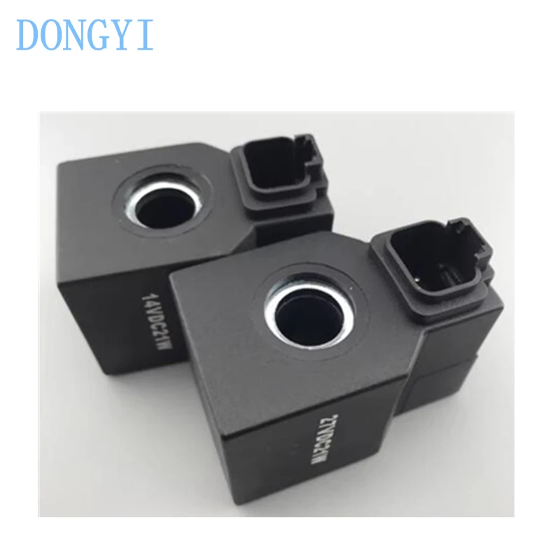 Pilot Safety Lockout Solenoid Valve Coil FOR Excavator R210 215 225 275 305 335-7-9 DC12V DC24V