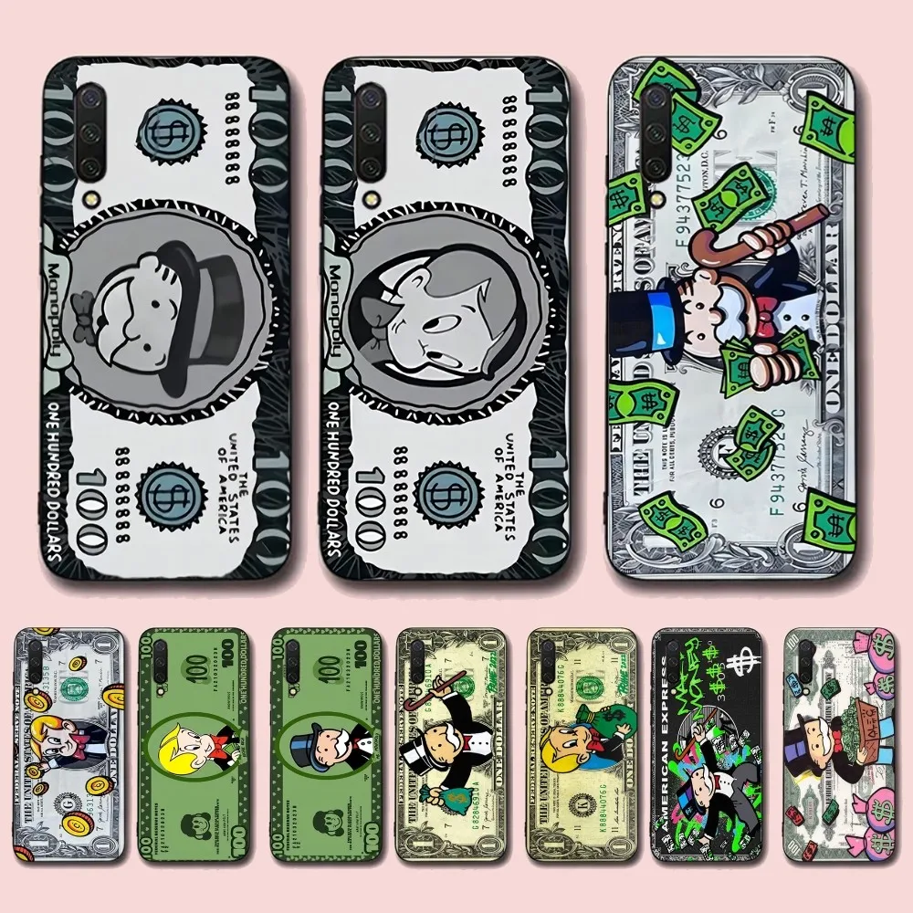 Cartoon Luxury D-Dollar M-MonopolyS Phone Case For Xiaomi Mi 5X 8 9 10 11 12 lite pro 10T PocoX3pro PocoM3 Note 10 pro lite