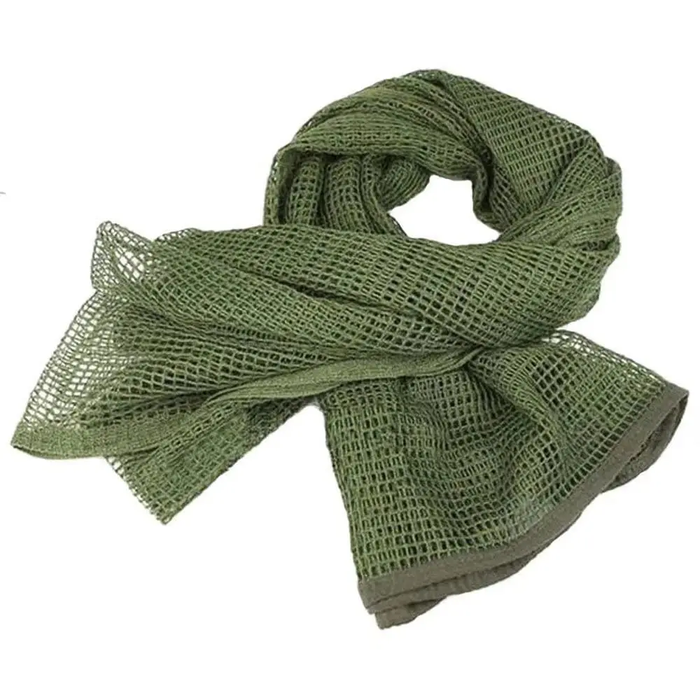 

Military Tactical Scarf Sniper Veil, Camo Mesh Shemagh Head Wrap for Outdoor Camping Hunting
