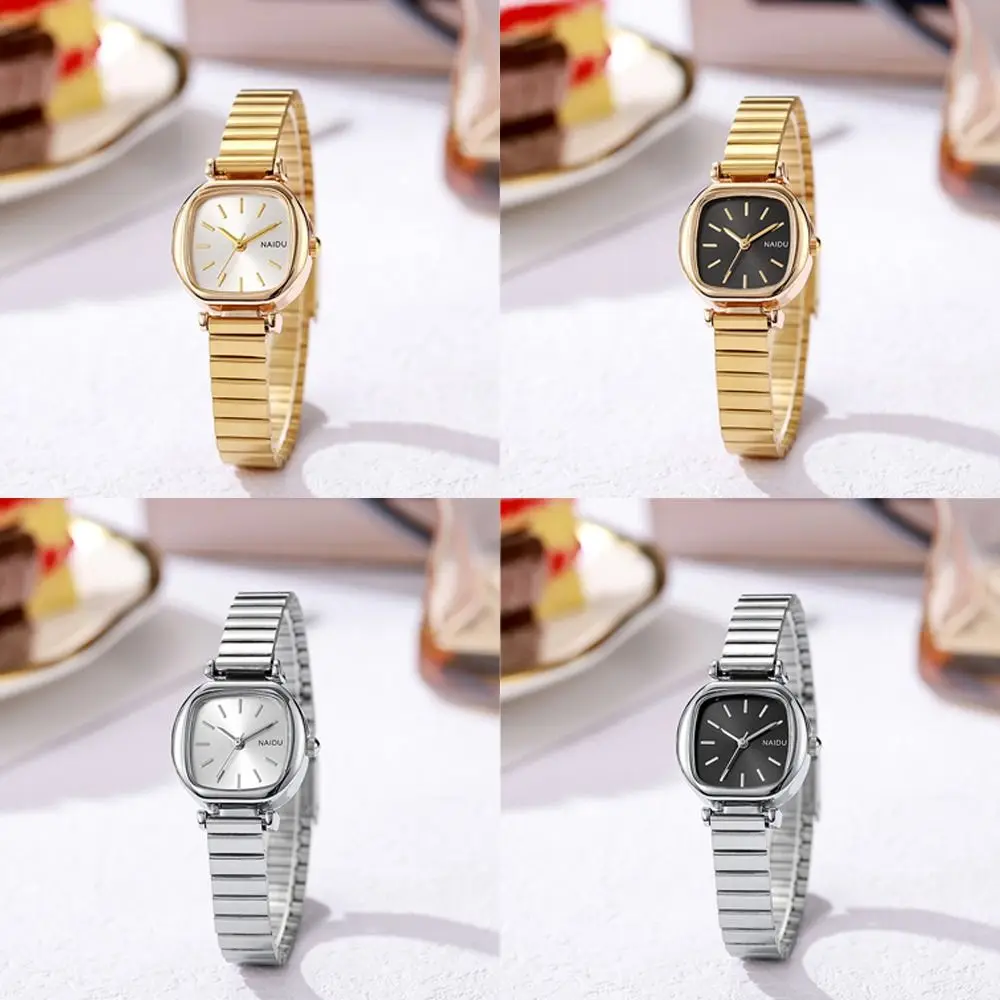 Креативные маленькие квадратные часы, простые наручные часы с регулируемым ремешком, кварцевые часы, подарки