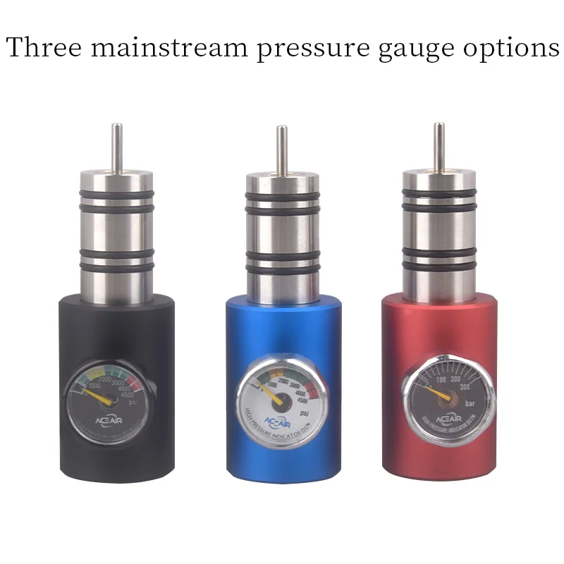 HPA G1/2-14 Valve Regulator Head Stainless Steel Air Outlet Air Tank Soft Adapte Connector Valvula Reguladora Fittings For Scuba