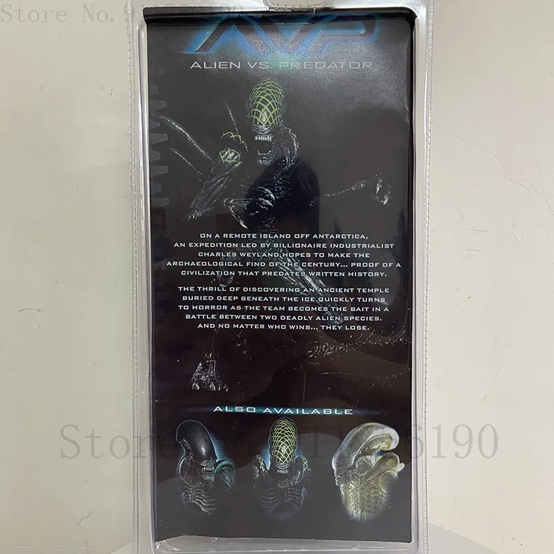 NECA Warrior Grid Alien PVC Action Figure Alien VS Predator Xenomorph Aliens modello da collezione giocattolo regalo di natale 19CM