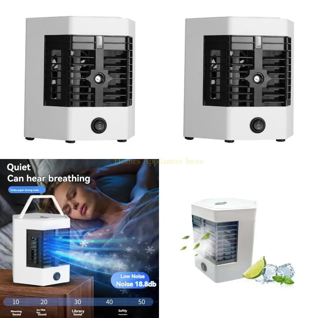 

D0AB Электрический вентилятор удобный настольный настольный вентилятор раствор охлаждение офис вентилятор ABS Материал