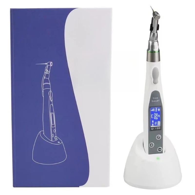 16:1 Wireless Dental Endo Motor With LED Light Cordless Root Canal Treatment Instrument For Dental Clinic Oral Therapy Equipment