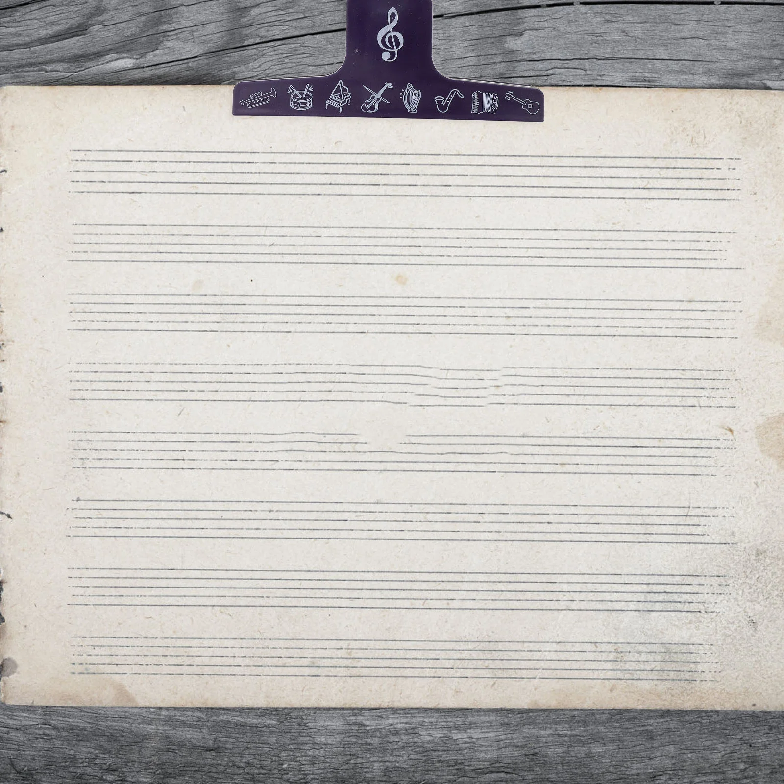 

2Pcs Music Sheet Holder Clip Sheet Music Page Holder Adjustable Tension Practical Lightweight for Piano Guitar Violin