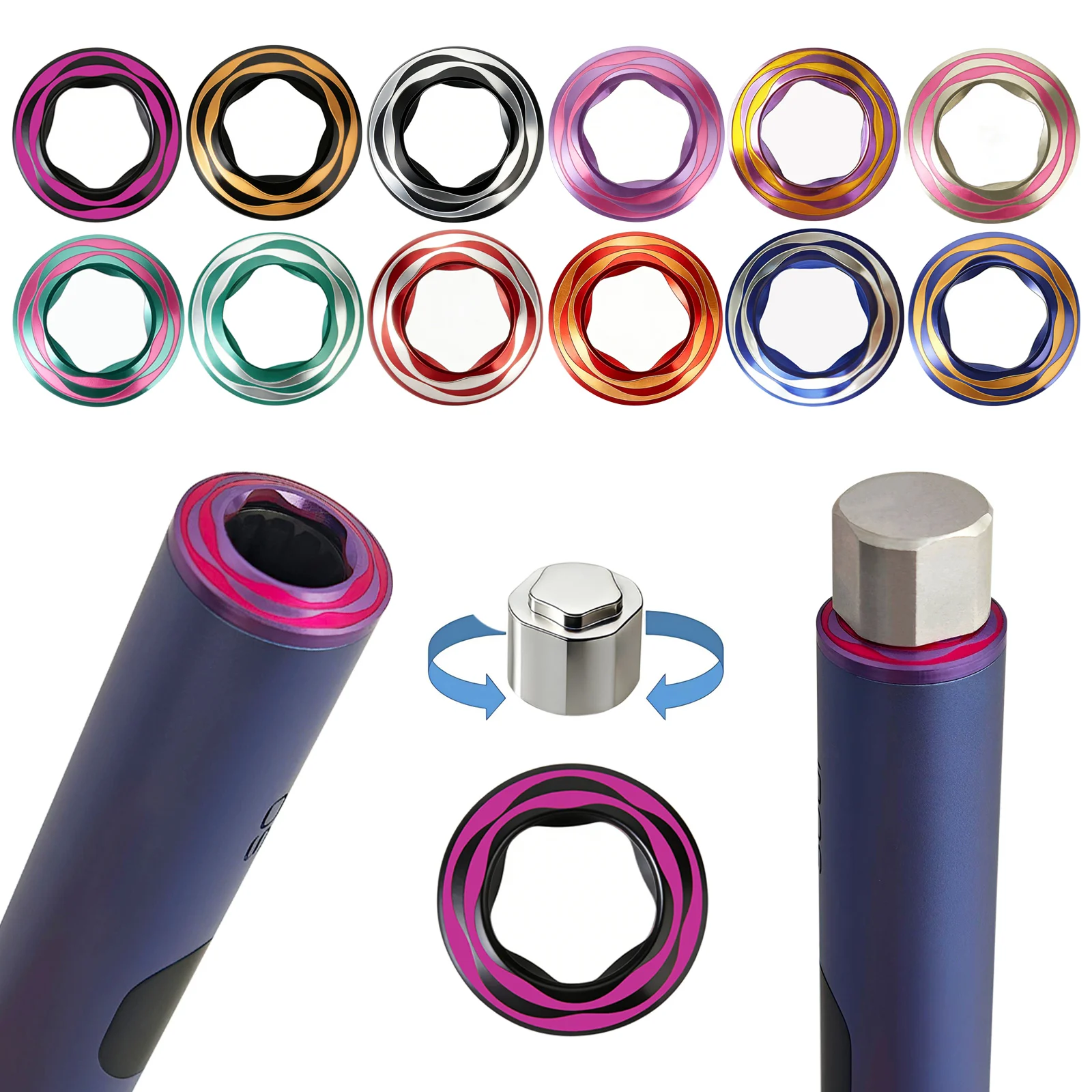 Image of Für IQOS Iluma i Ring mit Installationswerkzeugen, Kappe für Iluma i Heiztabakstab-Zubehör