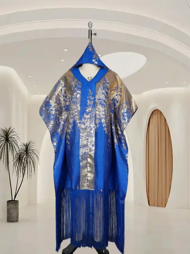 Abito lungo africano Dashiki per donna Abiti Ankara Abito tradizionale lungo musulmano caftano Abaya Abito elegante 2025