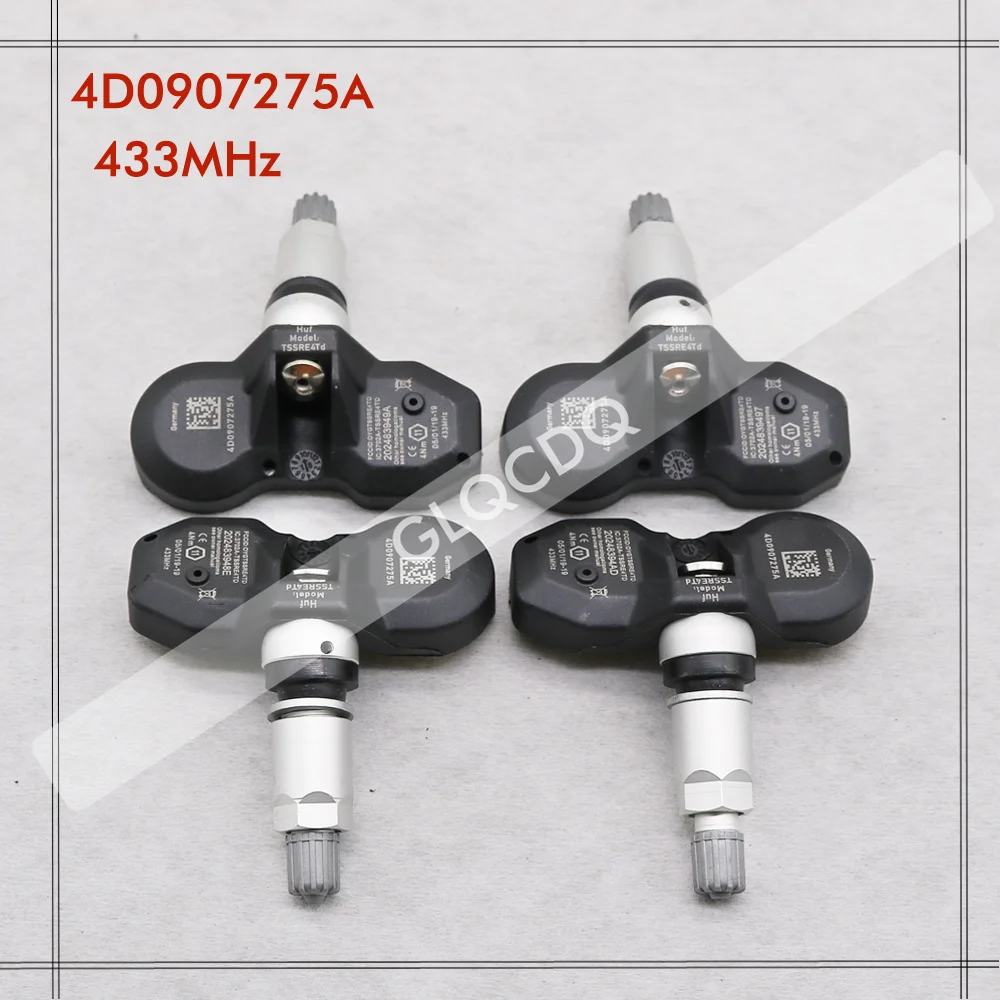 TPMS MONITOR FOR 2002 2003 2004 2005 AUDI A6 433MHz TIRE PRESSURE SENSOR 4D0907275A 4D0907275D 4D0907275C