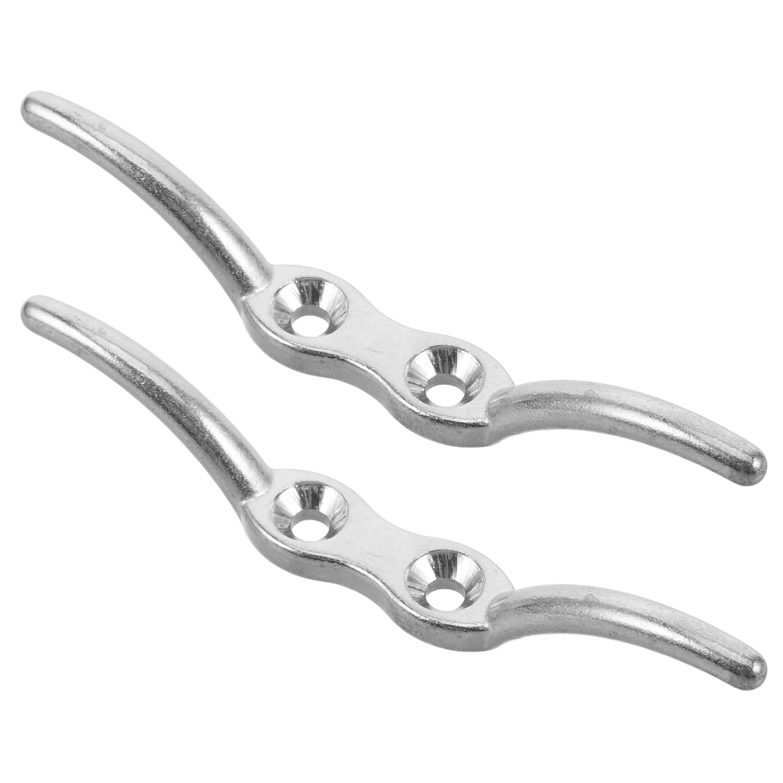 

2pcs Yacht 316 Stainless Steel Cleats Boat Rope Kayak Cleat Replacements Easy Installation Marine Use Kayak Canoe Dock