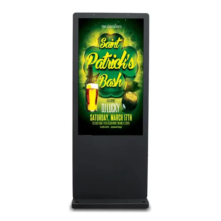 New Stock 43 49 55 65 Cheap Price Android 75 Inch Standalone Outdoor Digital Signage Display Kiosk Lcd Digital Signage Display