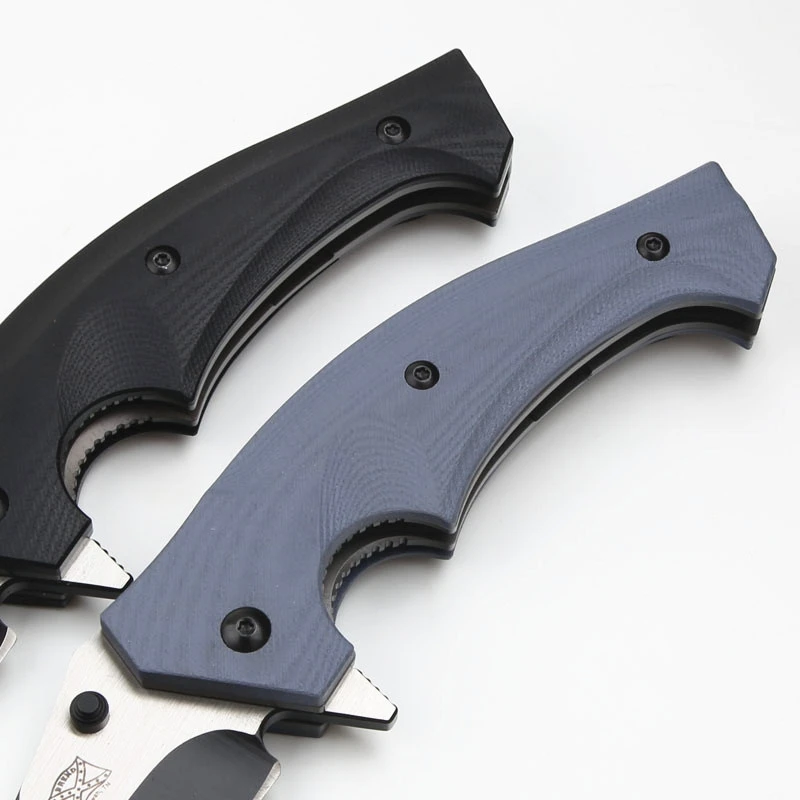 KESIWO KH03 Folding Knife D2 Blade G10 Handle Ball Bearing Pocket Utility Camping Outdoor Hunting Fishing Knife