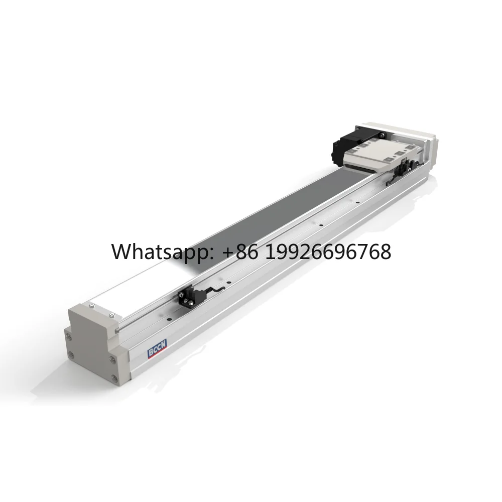 Fully Enclosed Embedded 4-Belt Linear Actuator High-Strength Aluminum Steel High Precision Compatible Nema 23 Motor for 3C PCB