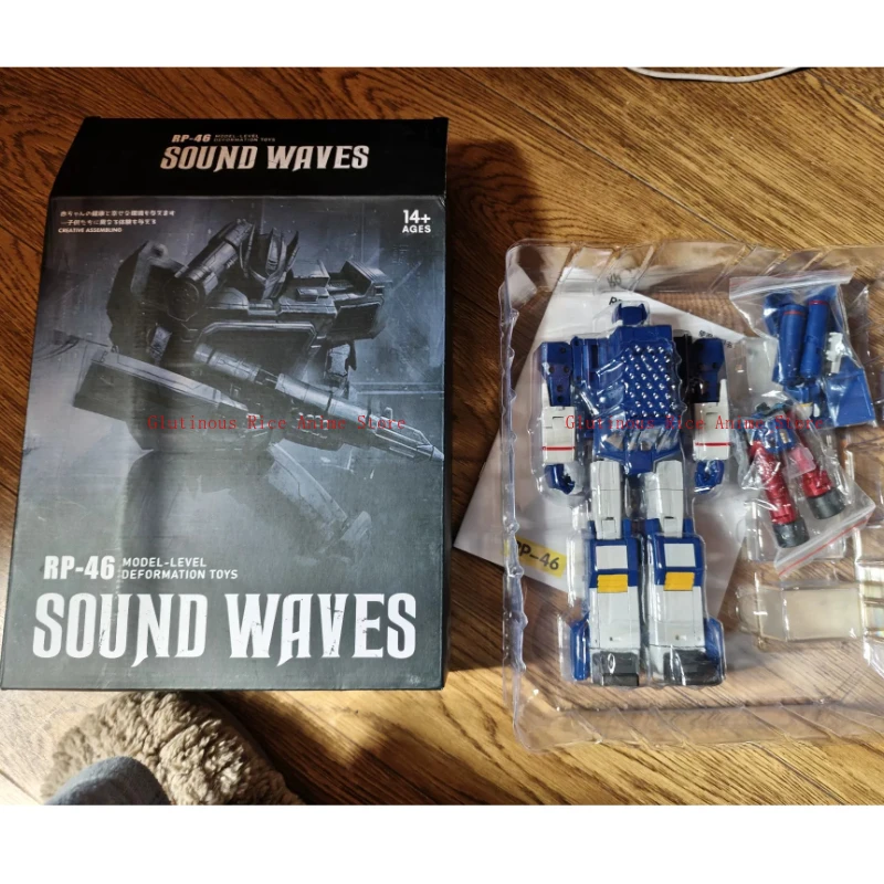 

Enthusiasts New products Spot Transformer Original box RP-46 Sound wave anime characters action figures children's gifts studio